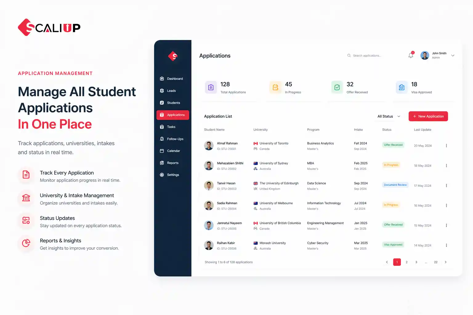 Manage all Student's     in  One Place